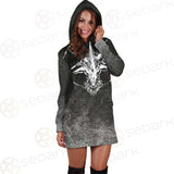 Satan 666 Skulls SED-0455 Hoodie Dress
