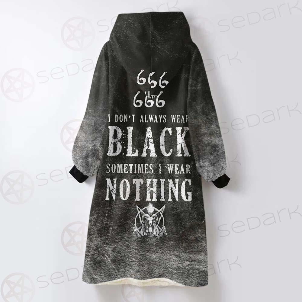 Satan 666 Skulls SED-0455 Oversized Sherpa Blanket Hoodie