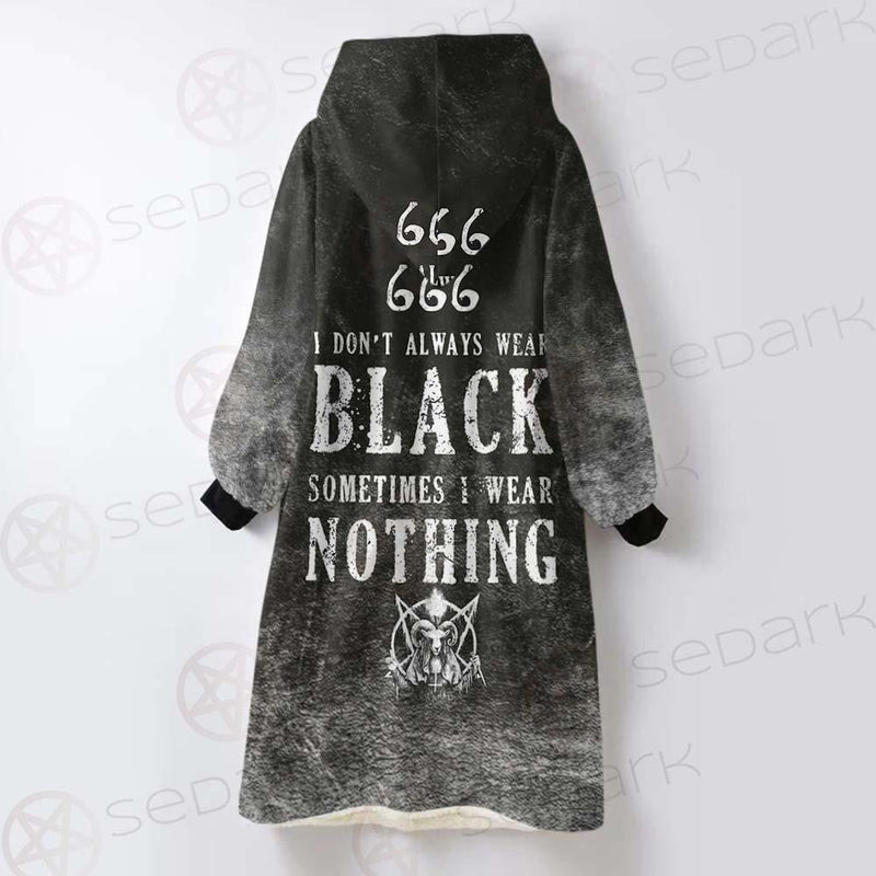 Satan 666 Skulls SED-0455 Oversized Sherpa Blanket Hoodie