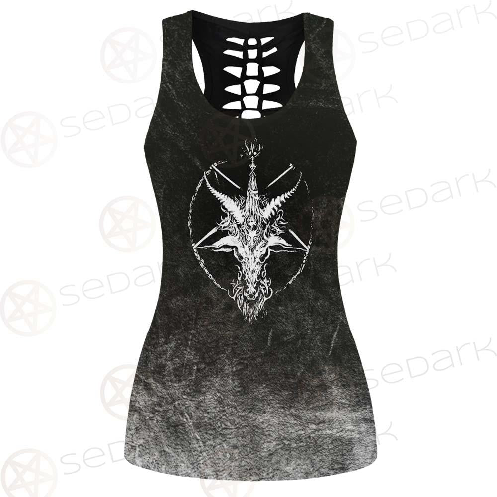 Satan 666 Skulls SED-0455 Women Tank Top