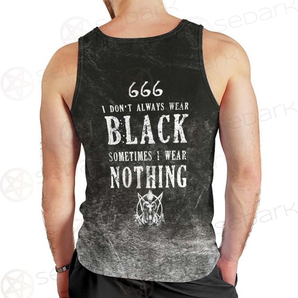 Satan 666 Skulls SED-0455 Men Tank-tops