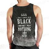 Satan 666 Skulls SED-0455 Men Tank-tops