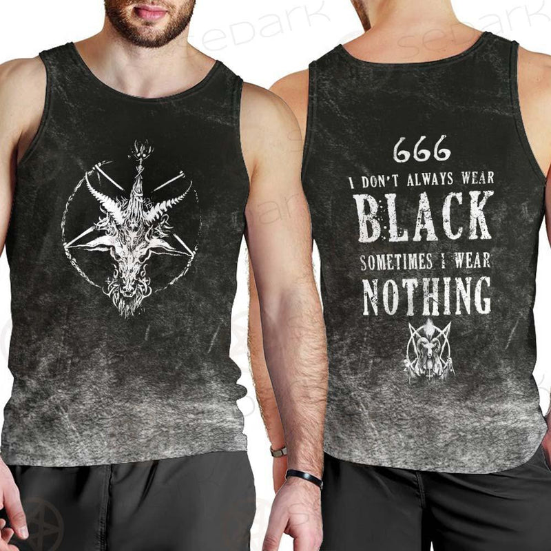 Satan 666 Skulls SED-0455 Men Tank-tops