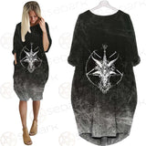 Satan 666 Skulls SED-0455 Batwing Pocket Dress