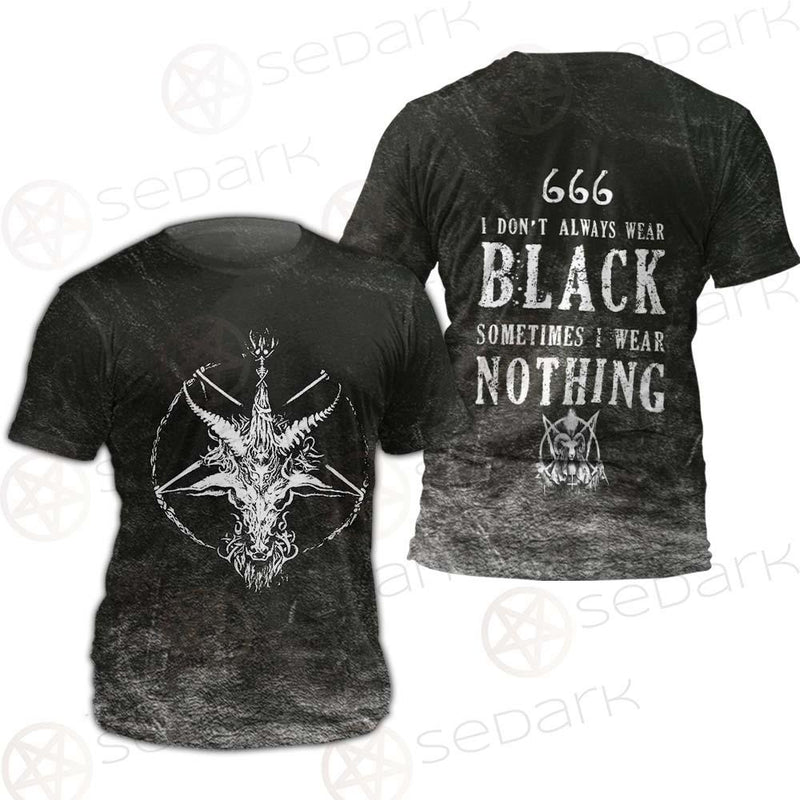 Satan 666 Skulls SED-0455 Unisex T-shirt