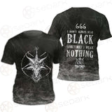Satan 666 Skulls SED-0455 Unisex T-shirt