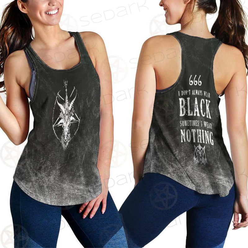 Satan 666 Skulls SED-0455 Women Tank Top