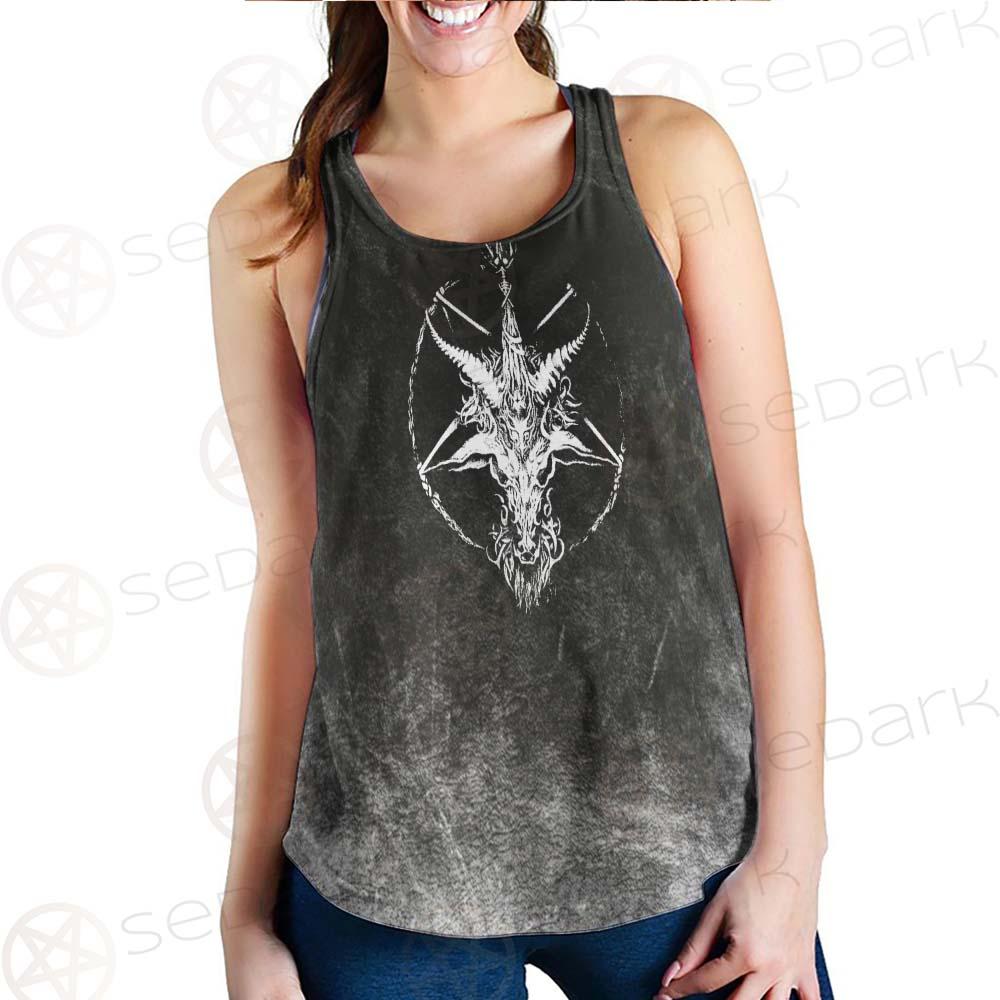 Satan 666 Skulls SED-0455 Women Tank Top
