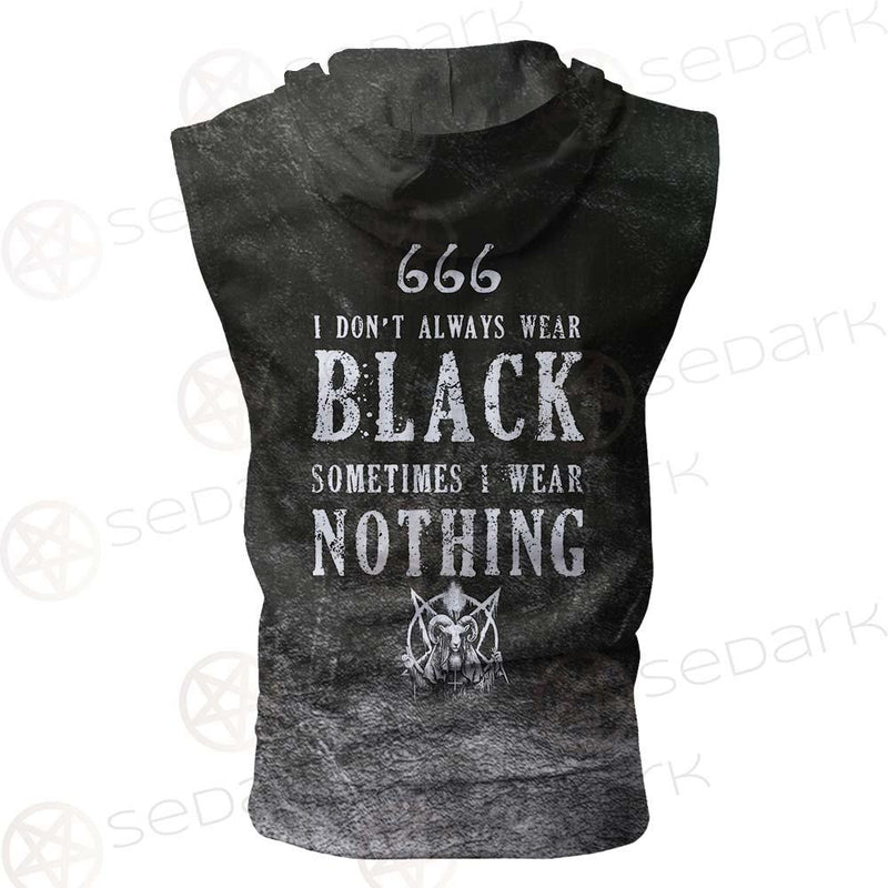 Satan 666 Skulls SED-0455 Zip Sleeveless Hoodie