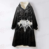 Satan 666 Black SED-0456 Oversized Sherpa Blanket Hoodie