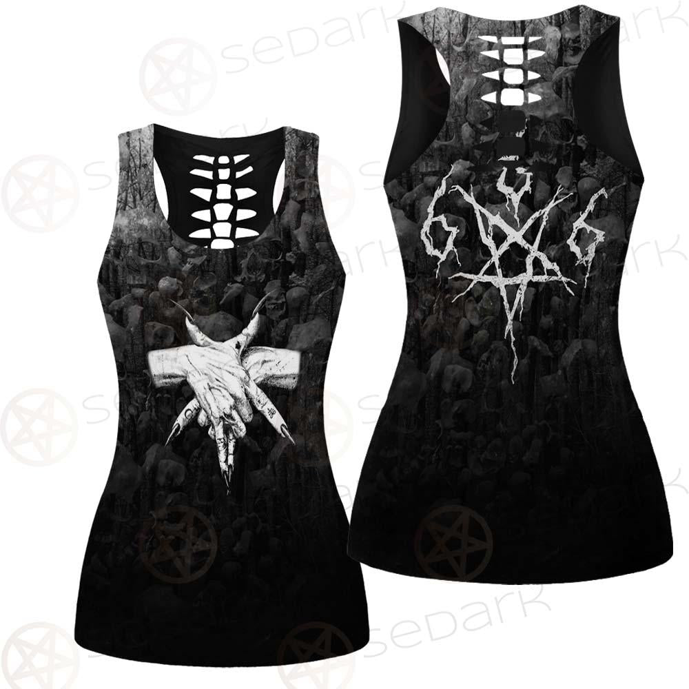 Satan 666 Black SED-0456 Women Tank Top