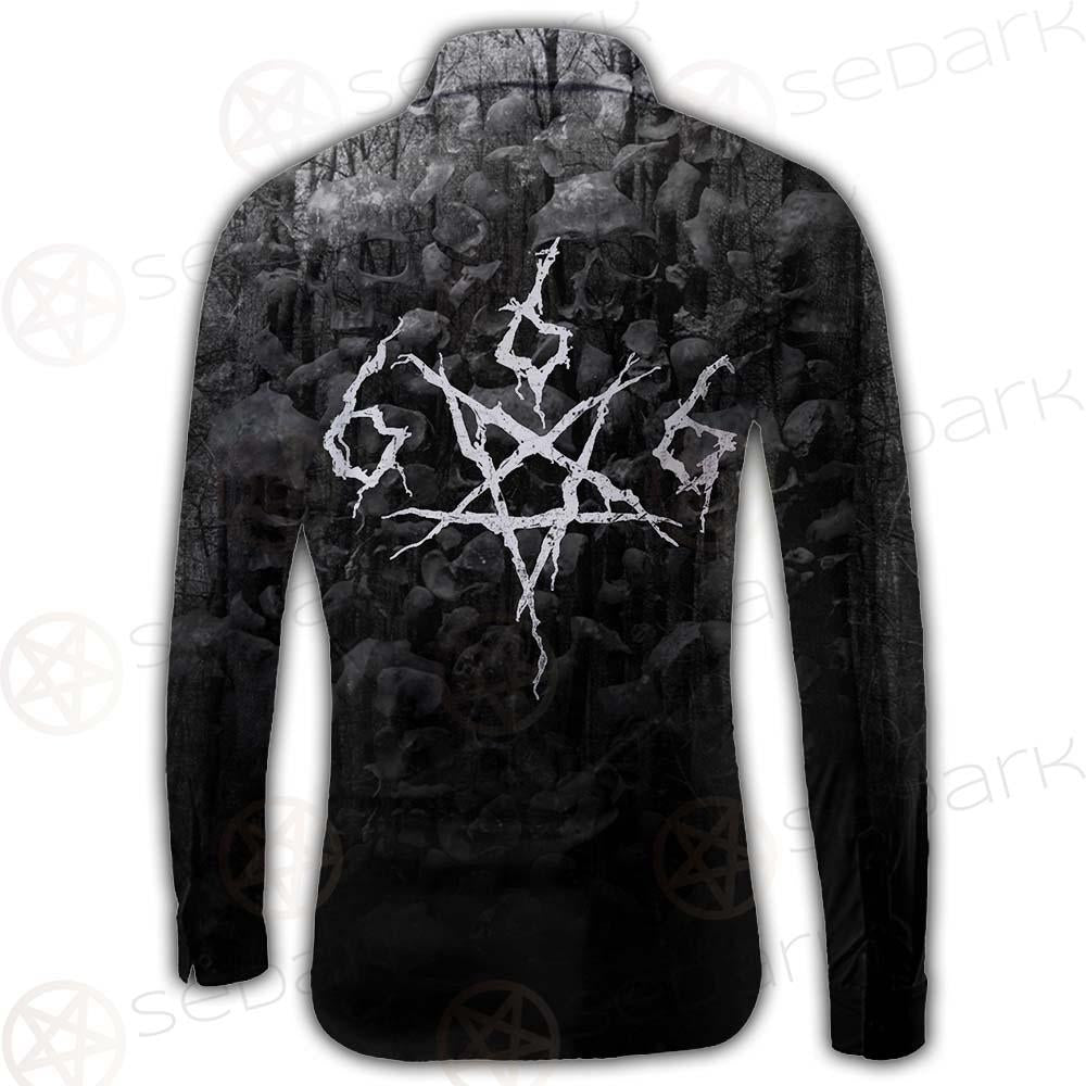 Satan 666 Black SED-0456 Shirt Allover
