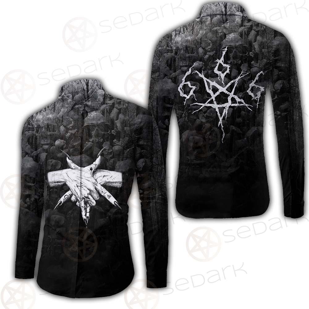 Satan 666 Black SED-0456 Shirt Allover