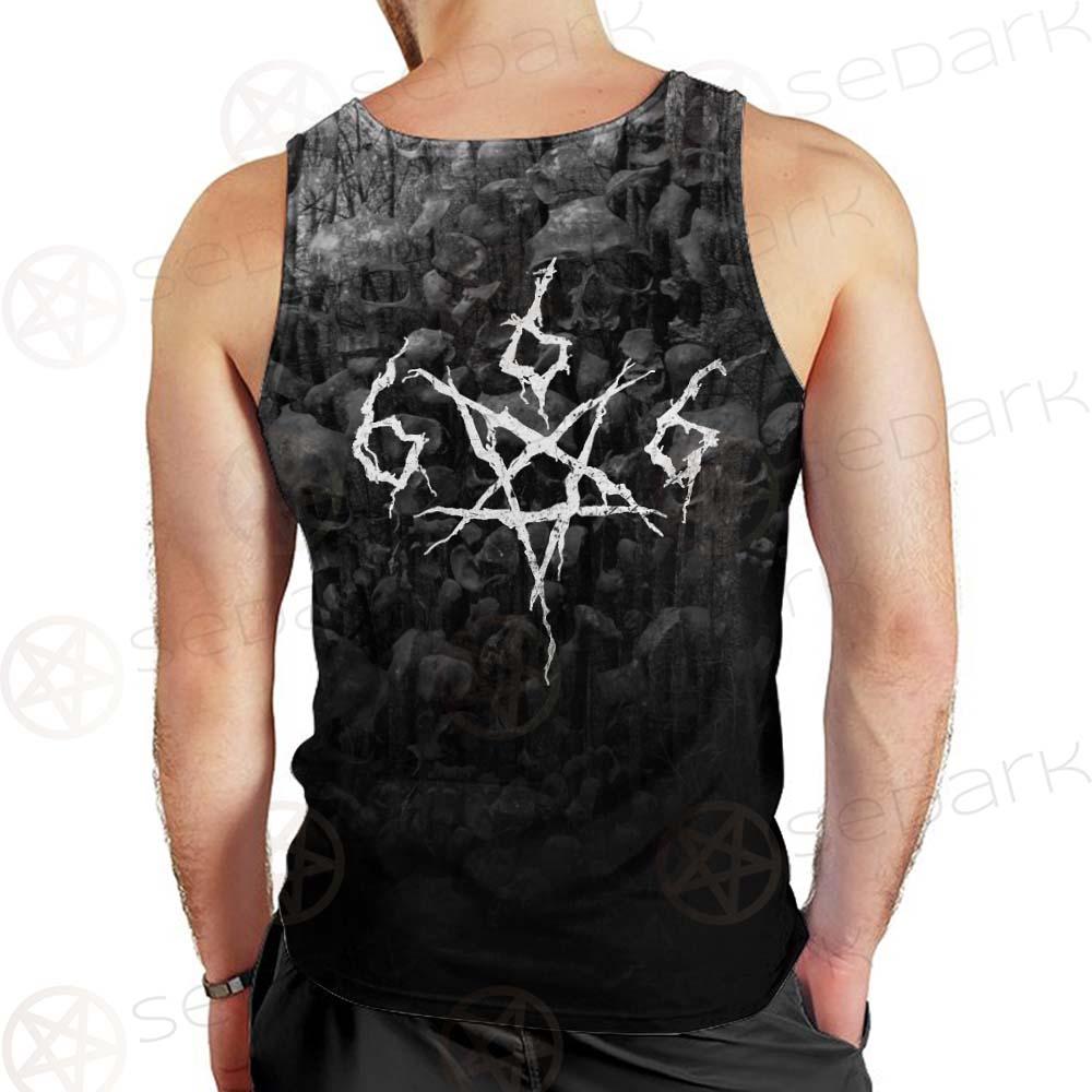 Satan 666 Black SED-0456 Men Tank-tops