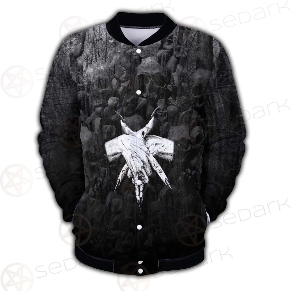 Satan 666 Black SED-0456 Button Jacket