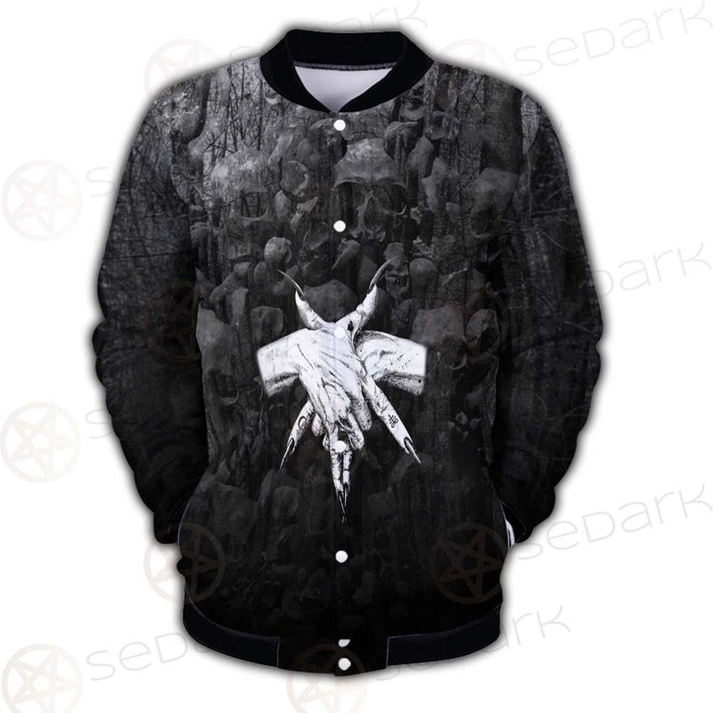 Satan 666 Black SED-0456 Button Jacket