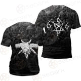 Satan 666 Black SED-0456 Unisex T-shirt