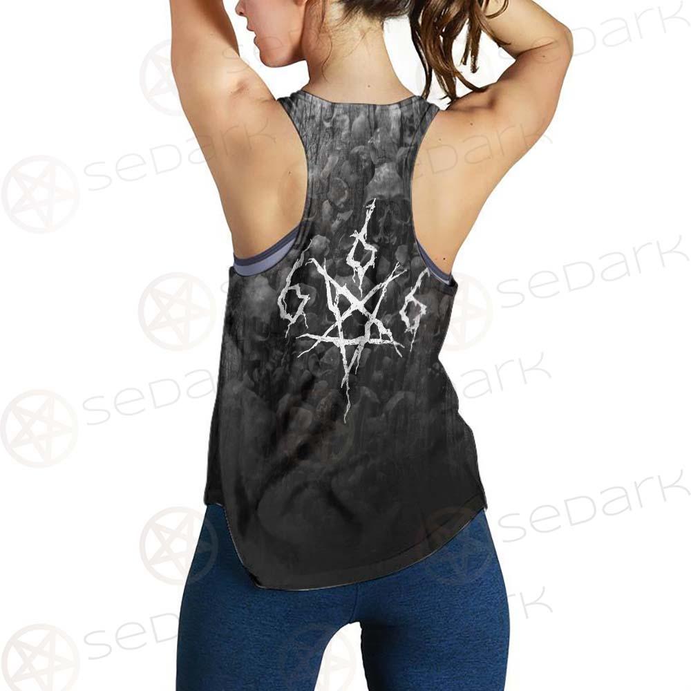 Satan 666 Black SED-0456 Women Tank Top