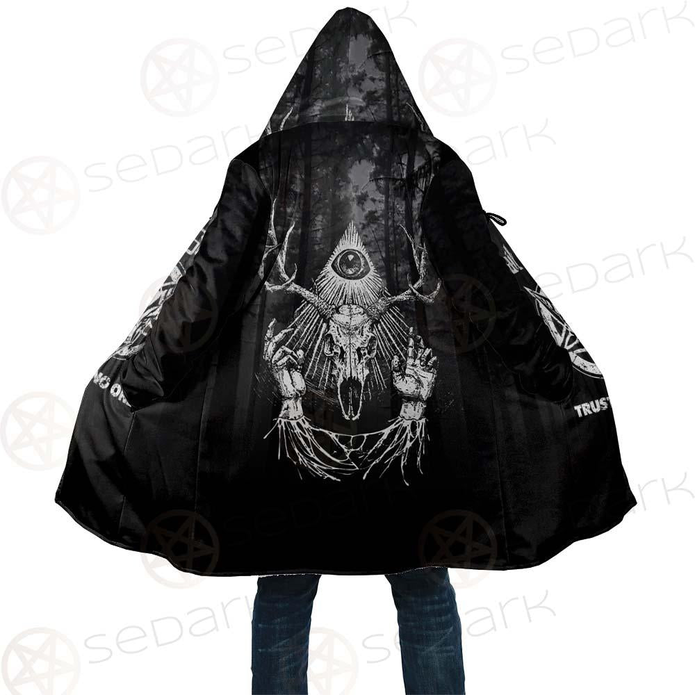 Hail Satan Trust No One SED-0457 Cloak