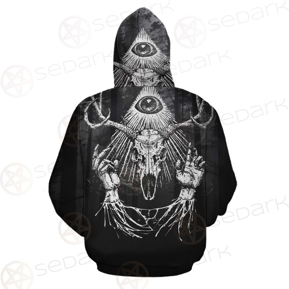 Hail Satan Trust No One SED-0457 Hoodie & Zip Hoodie