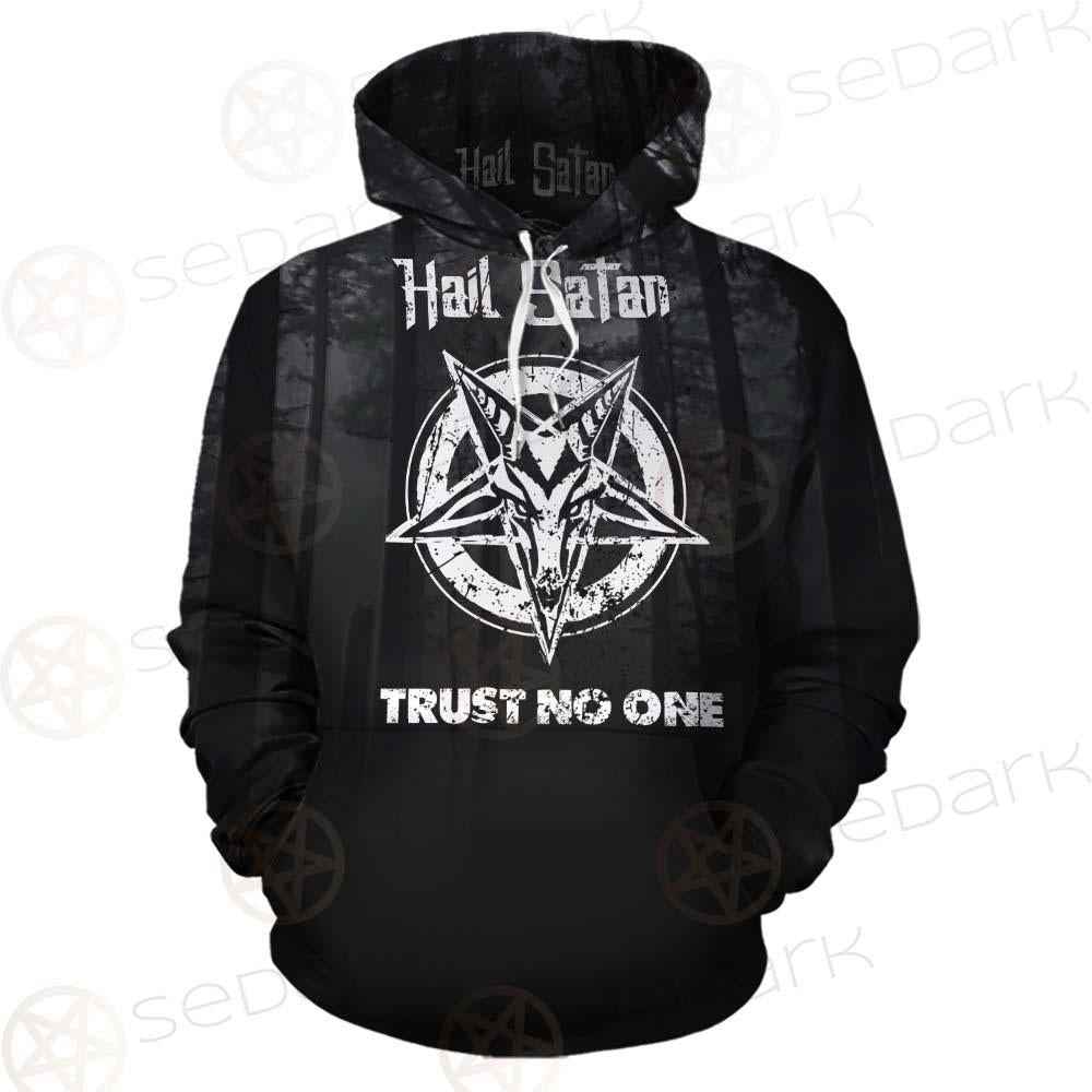 Hail Satan Trust No One SED-0457 Hoodie & Zip Hoodie