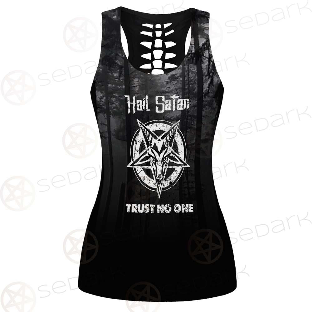 Hail Satan Trust No One SED-0457 Women Tank Top