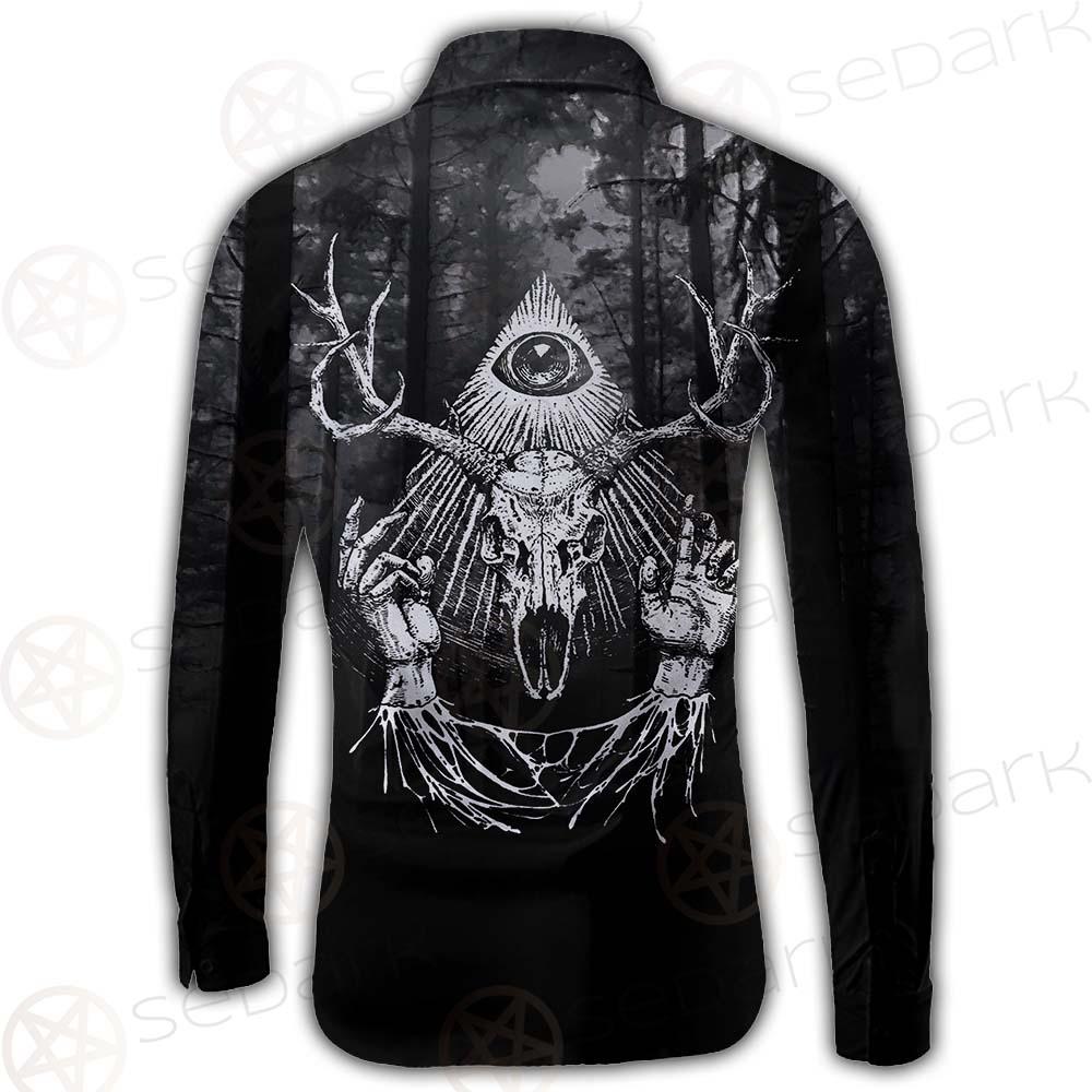 Hail Satan Trust No One SED-0457 Shirt Allover