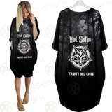 Hail Satan Trust No One SED-0457 Batwing Pocket Dress