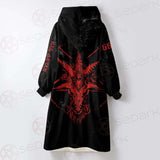 Team Satan 666 SED-0460 Oversized Sherpa Blanket Hoodie