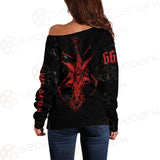 Team Satan 666 SED-0460 Off Shoulder Sweaters