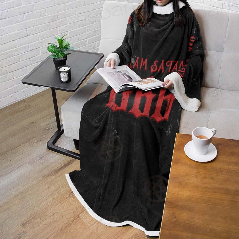 Team Satan 666 SED-0460 Sleeved Blanket