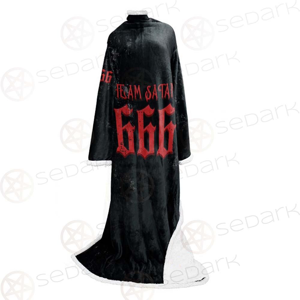 Team Satan 666 SED-0460 Sleeved Blanket