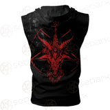 Team Satan 666 SED-0460 Zip Sleeveless Hoodie