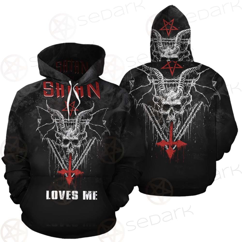 Satan Loves Me SED-0462 Hoodie & Zip Hoodie
