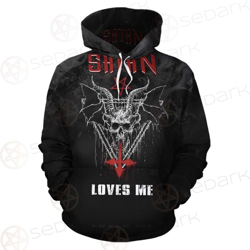 Satan Loves Me SED-0462 Hoodie & Zip Hoodie