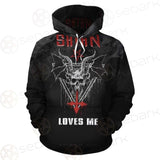 Satan Loves Me SED-0462 Hoodie & Zip Hoodie
