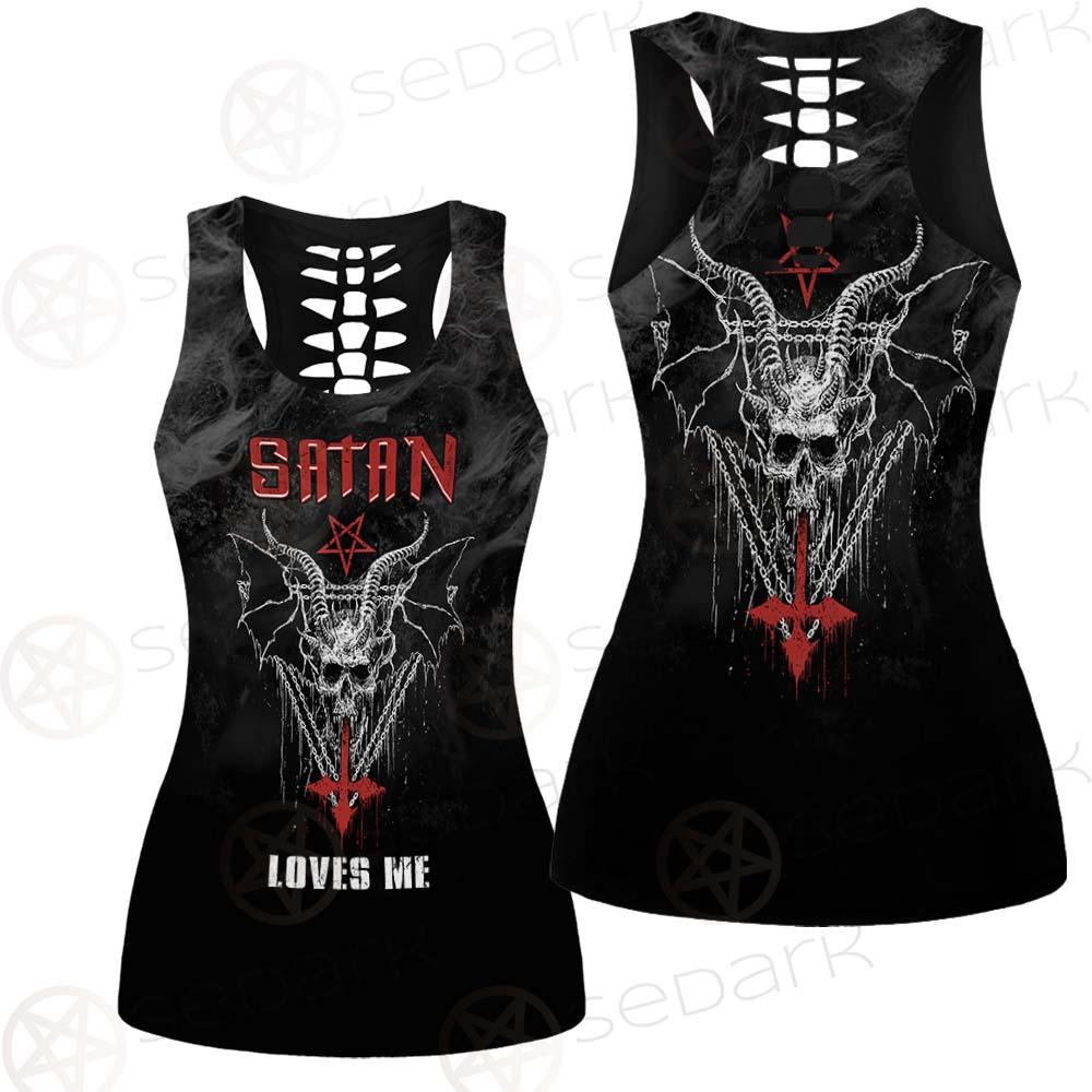 Satan Loves Me SED-0462 Women Tank Top