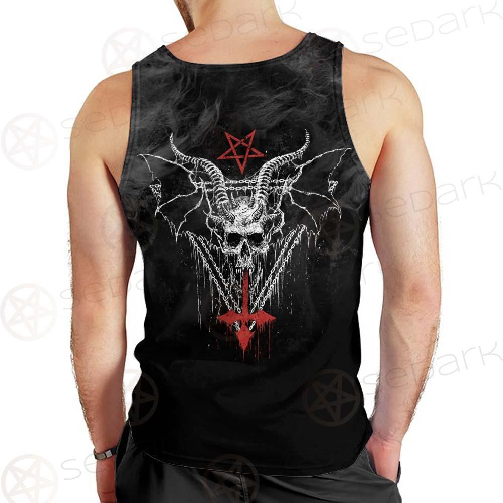Satan Loves Me SED-0462 Men Tank-tops