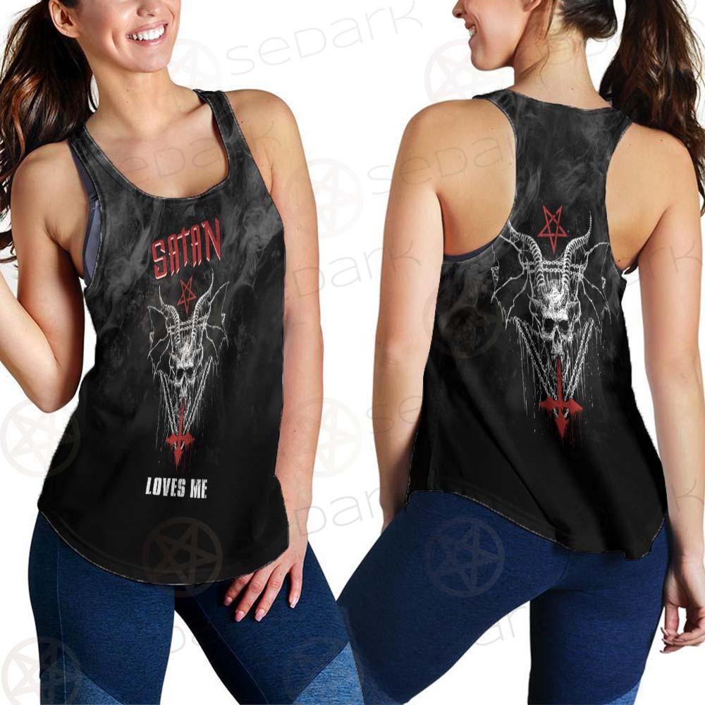 Satan Loves Me SED-0462 Women Tank Top