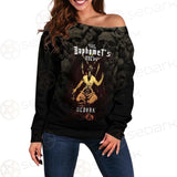 The Baphomet'S Brew SED-0463 Off Shoulder Sweaters