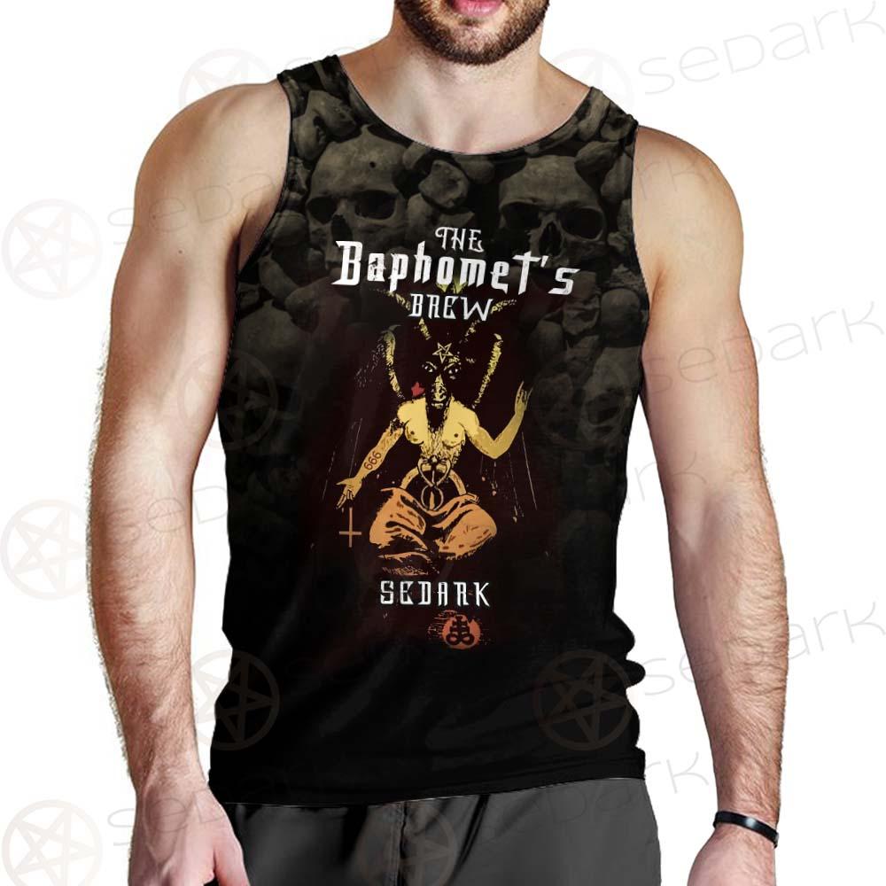 The Baphomet'S Brew SED-0463 Men Tank-tops