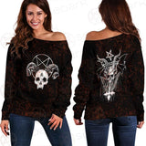 Satan Red SED-0465 Off Shoulder Sweaters