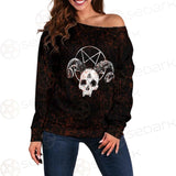 Satan Red SED-0465 Off Shoulder Sweaters