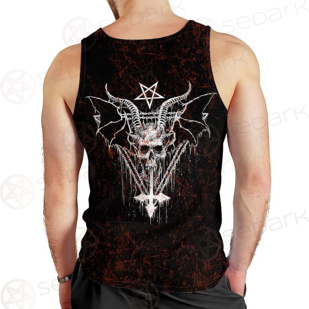 Satan Red SED-0465 Men Tank-tops
