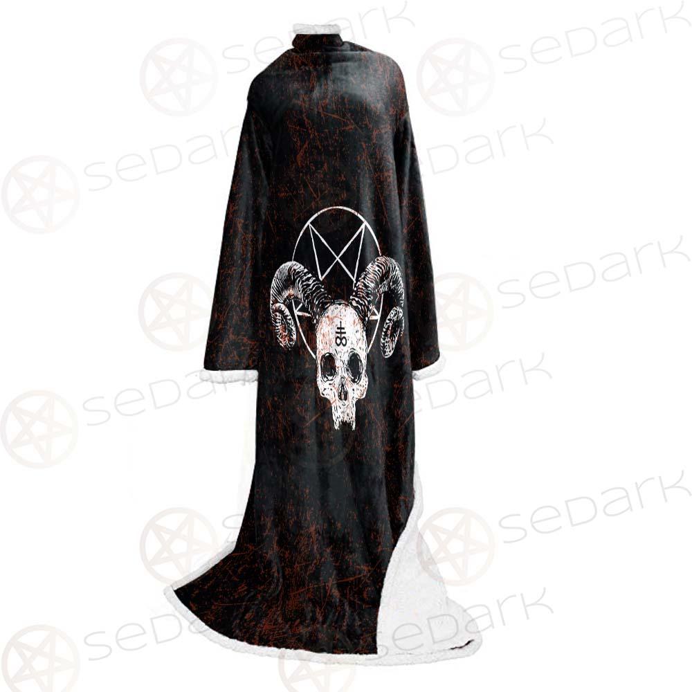 Satan Red SED-0465 Sleeved Blanket