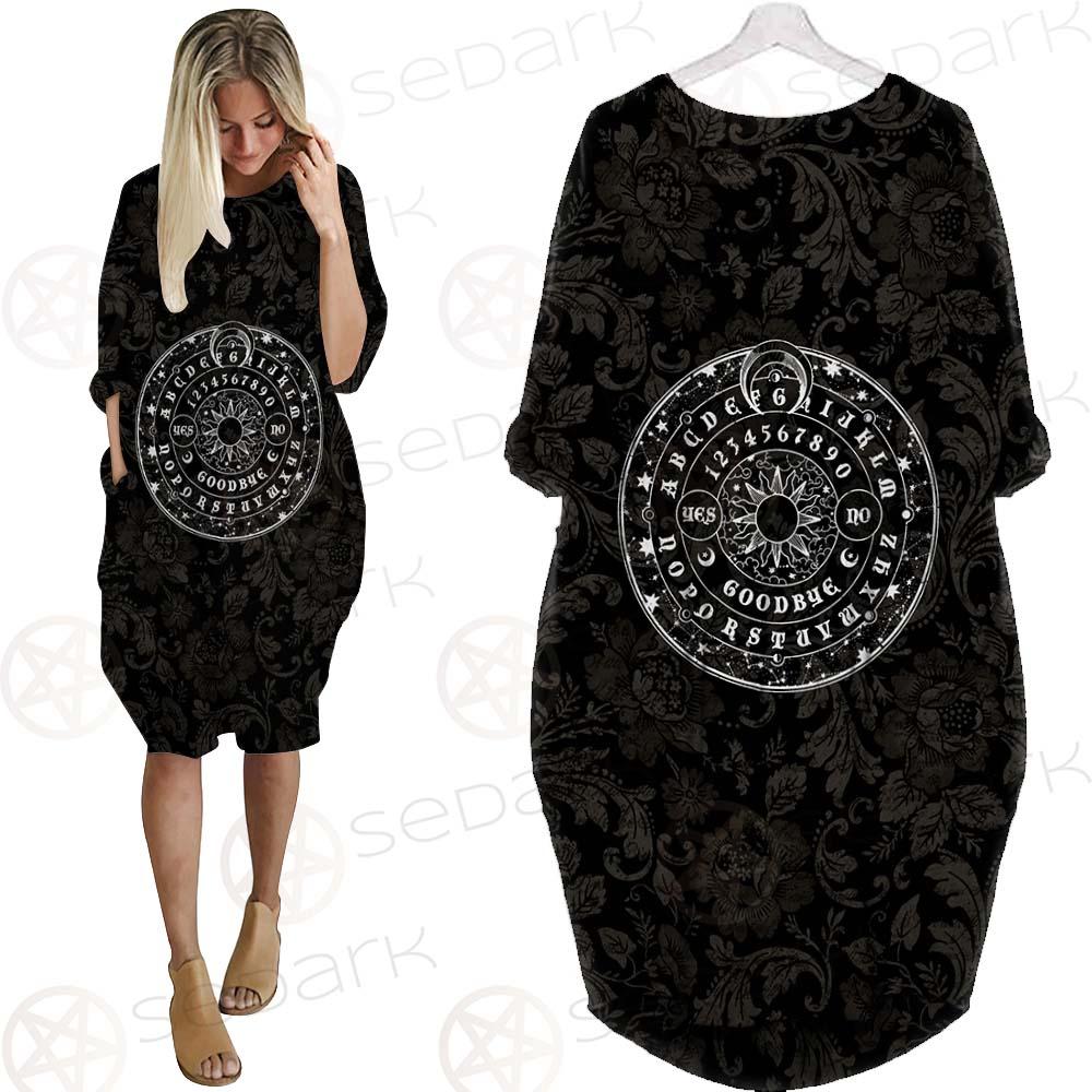 Gothic Ouija Board SED-0466 Batwing Pocket Dress