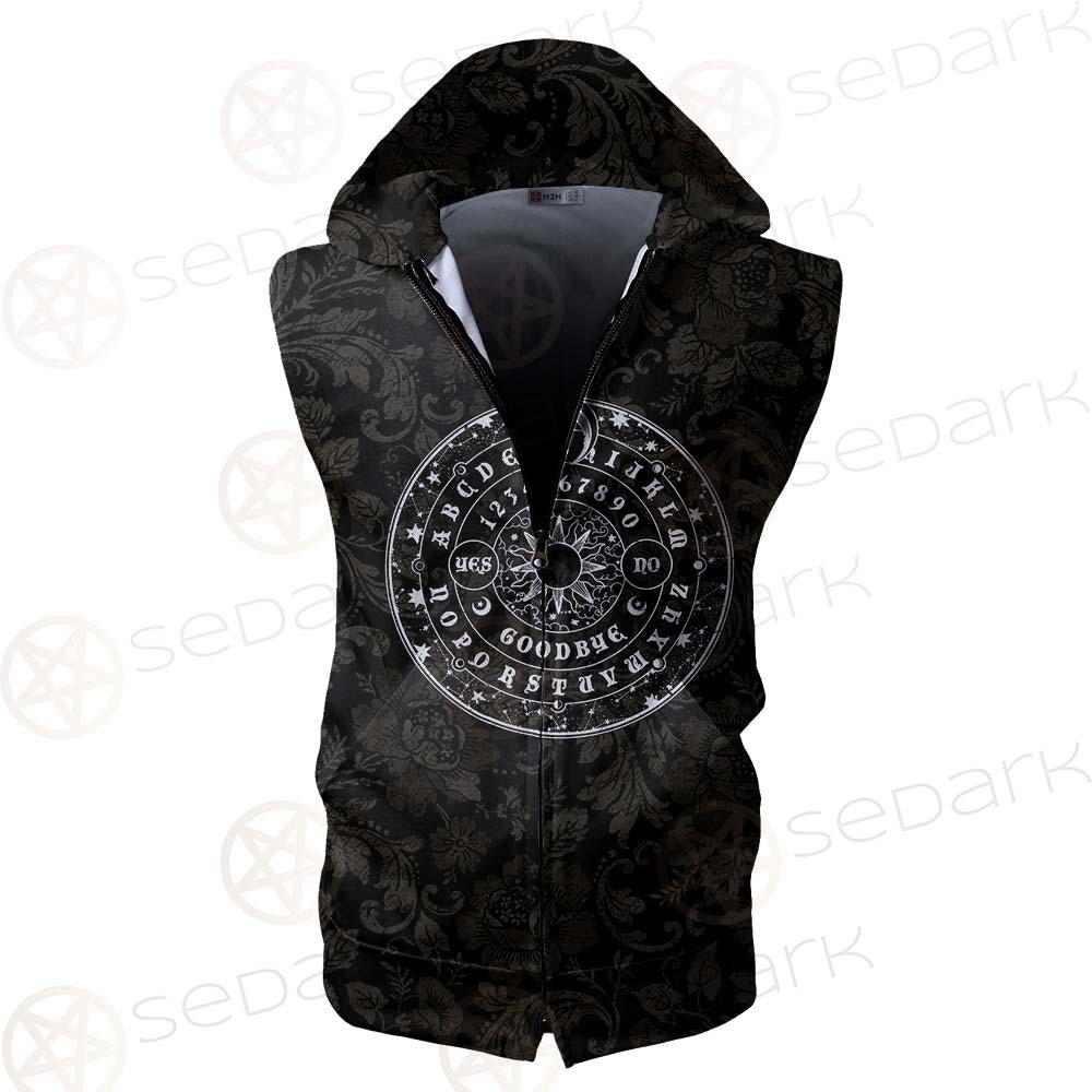 Gothic Ouija Board SED-0466 Zip Sleeveless Hoodie