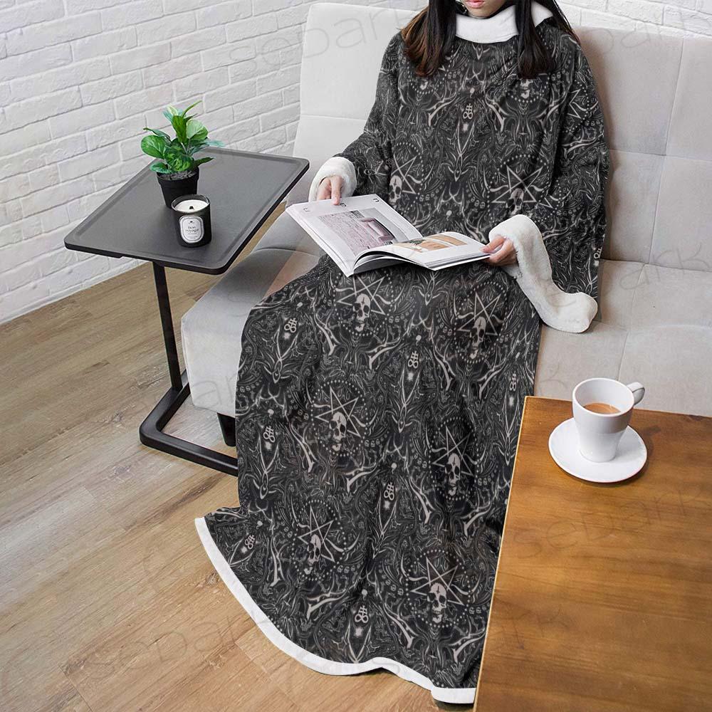Satan Pattern SED-0467 Sleeved Blanket