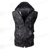 Satan Pattern SED-0467 Zip Sleeveless Hoodie