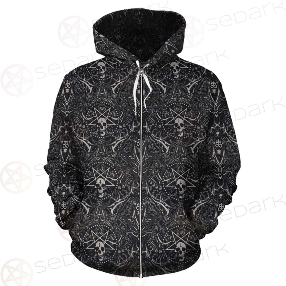 Satan Pattern SED-0467 Hoodie & Zip Hoodie